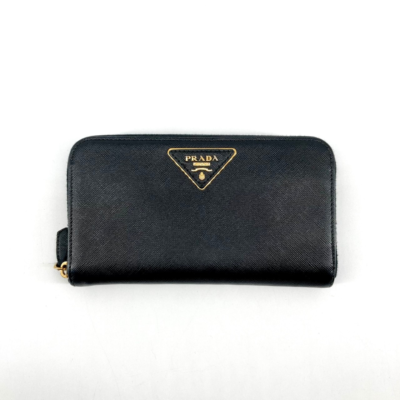 PRADA(プラダ) サフィアーノレザー ラウンドファスナー 1M0506 長財布 ブラック