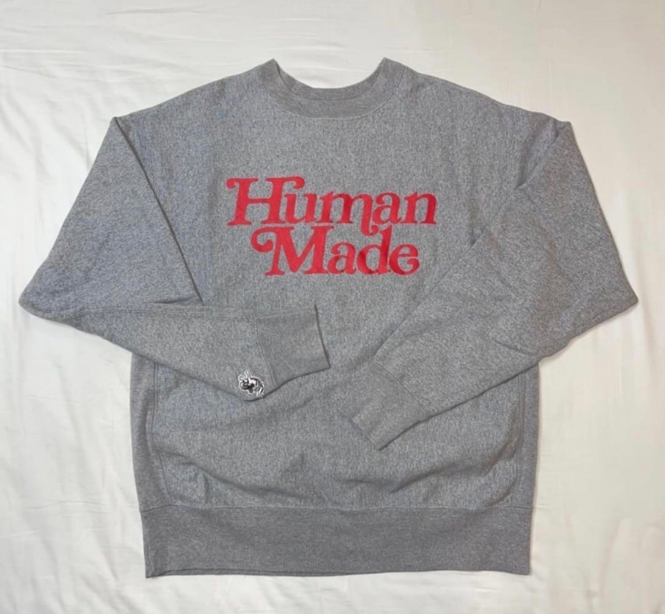 HUMAN MADE x Girls Don'T Cry Crew Neck Sweatshirt "Gray" / VERDY