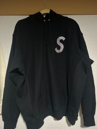 Supreme Swarovski® S Logo Hooded Sweatshirt "Black"