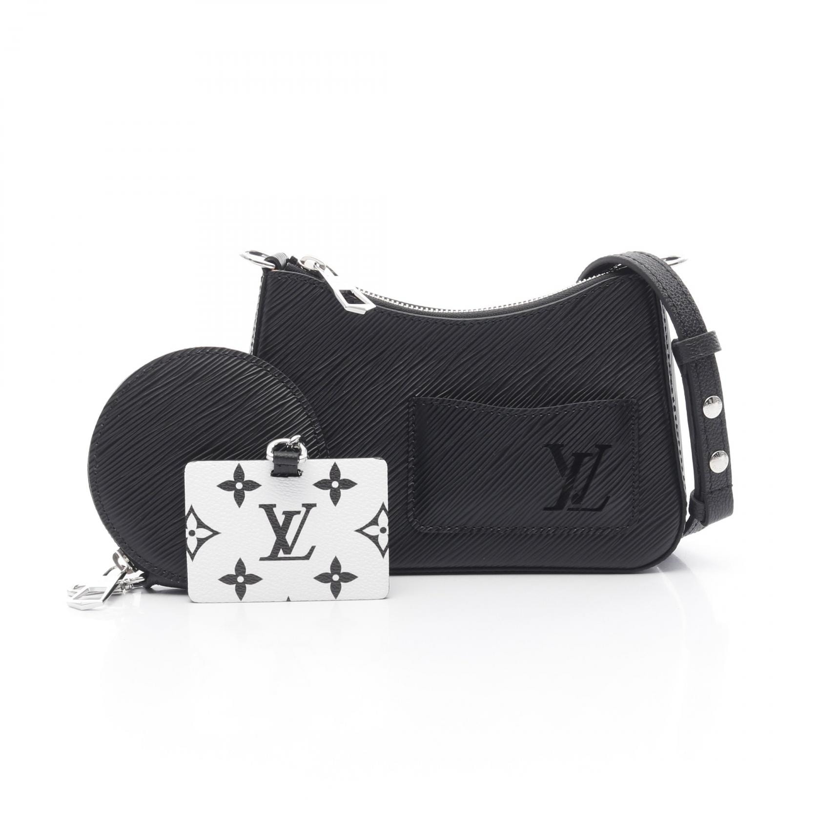 ルイ・ヴィトン LOUIS VUITTON マレリーニ ハンドバッグ バッグ レザー エピ ノワール レディース ブラック系 M20998 【中古】