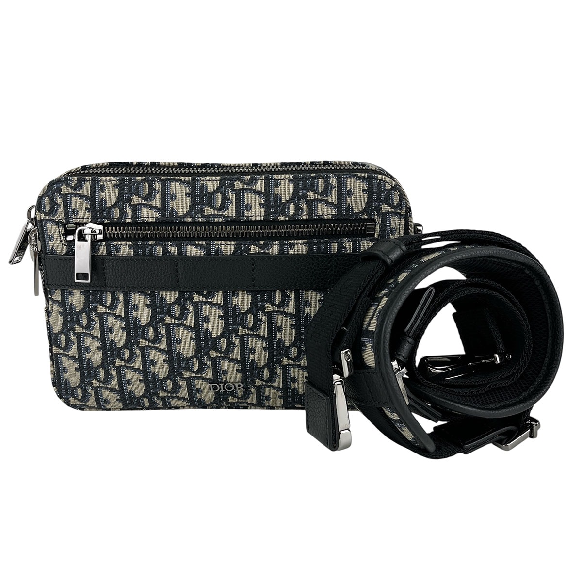 Dior ディオール オブリーク キャンバス ショルダーバッグ キャンバス ベージュ レディース【中古】