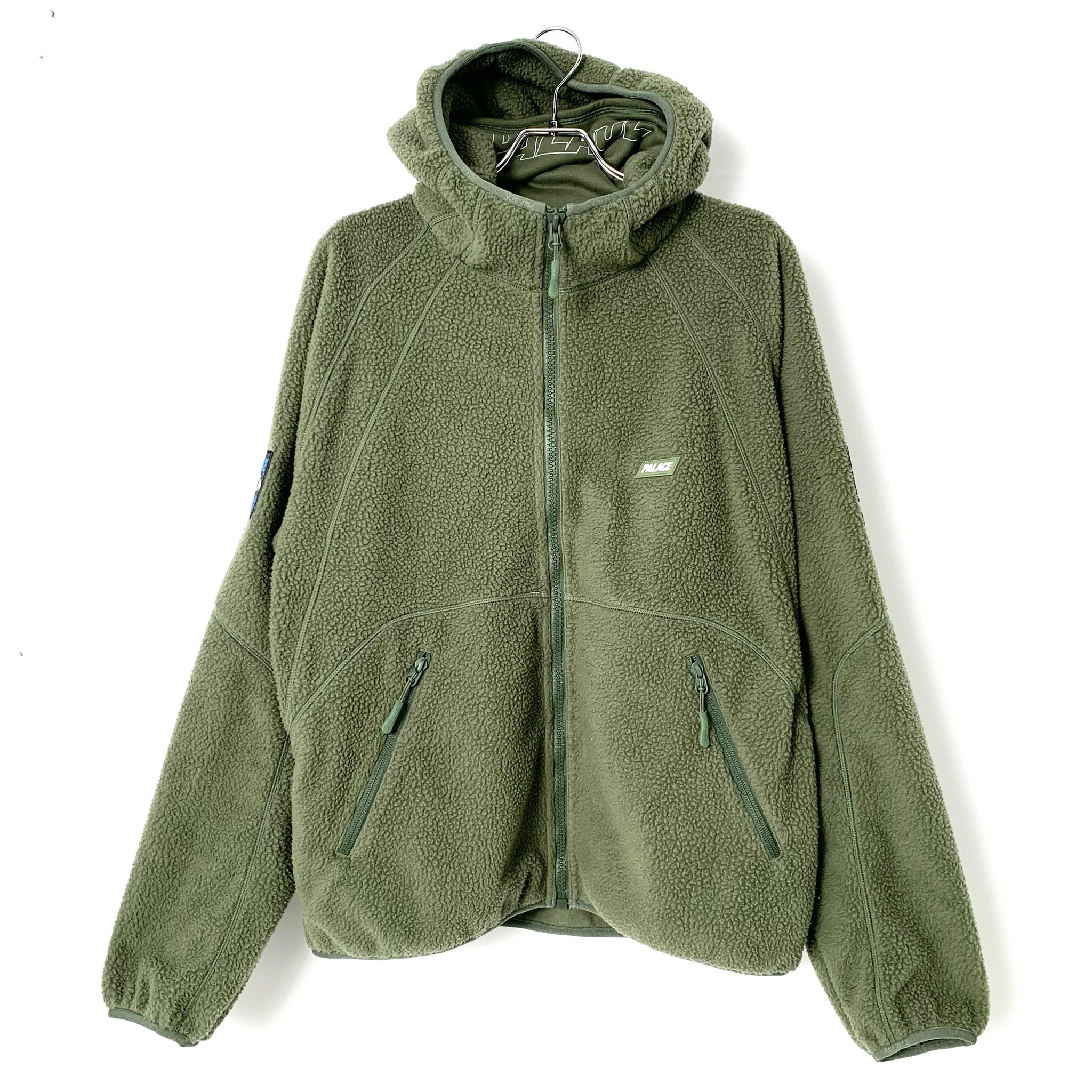 PALACE Getting Higher Therma Fleece Jacket "Deep Green"