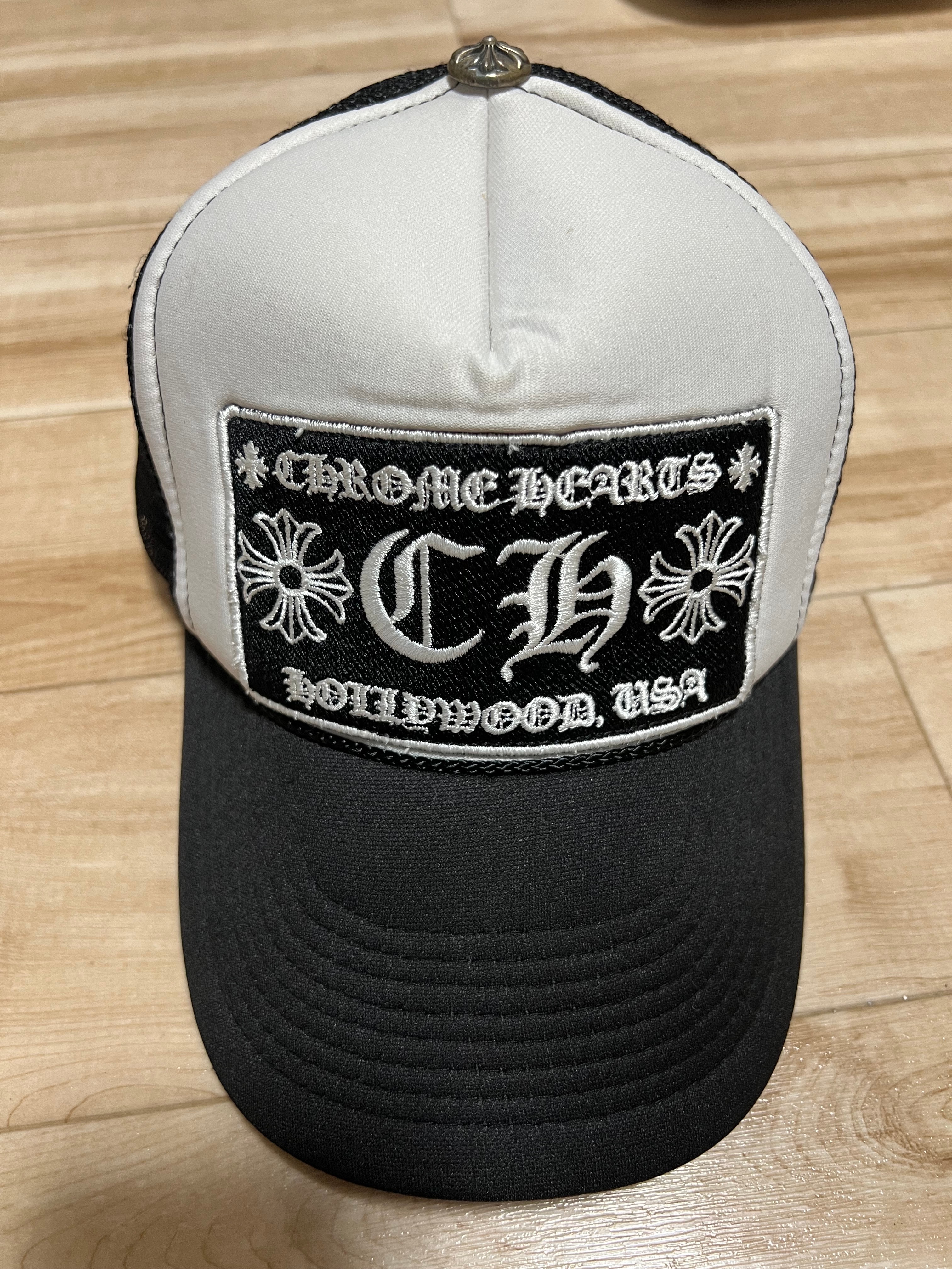 Chrome Hearts Trucker Cap CH "Black/White"