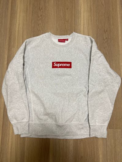 Supreme Box Logo Crewneck Sweatshirt "Ash Grey" (18FW)