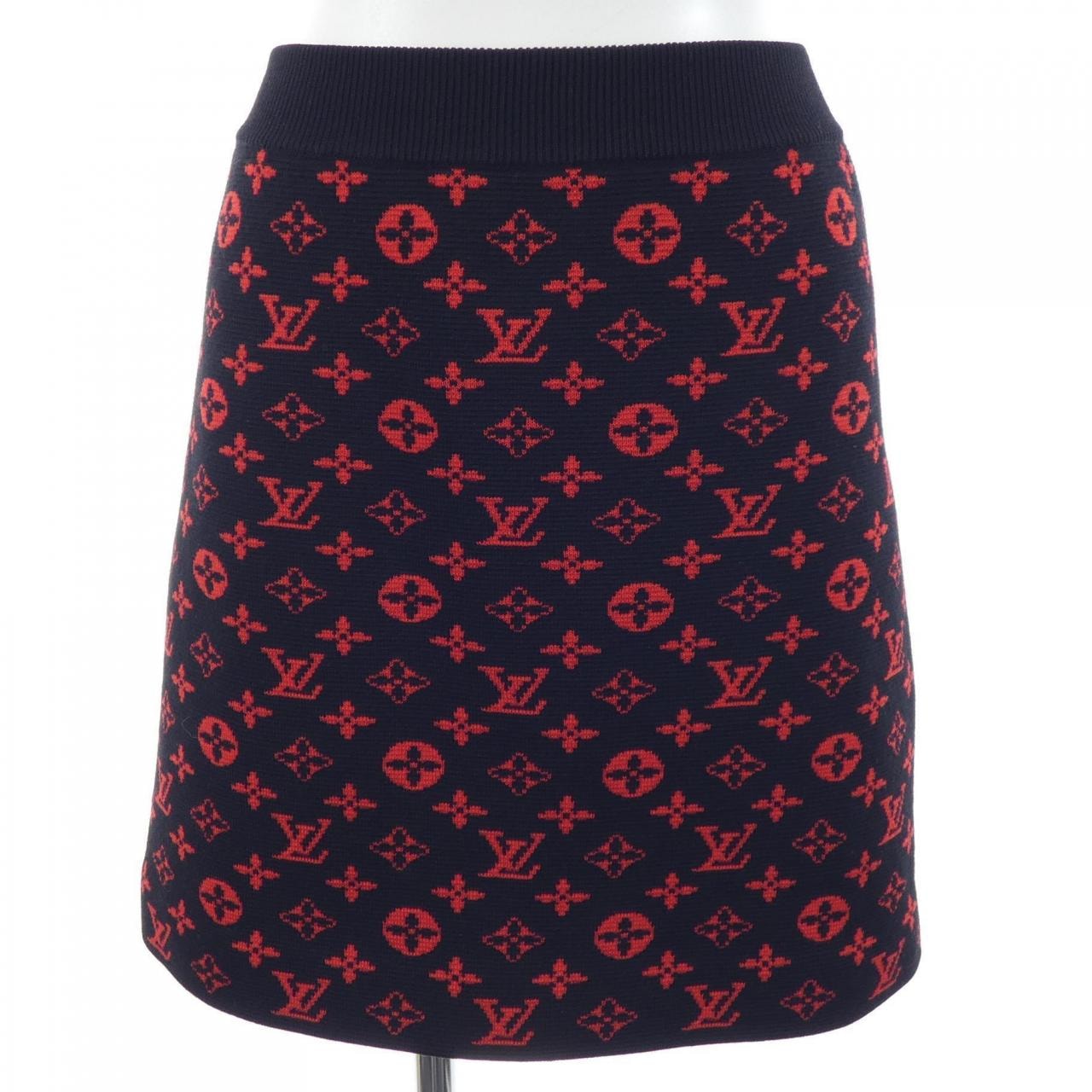 ルイヴィトン LOUIS VUITTON モノグラムウールニットAライン FJKZ03XZS スカート