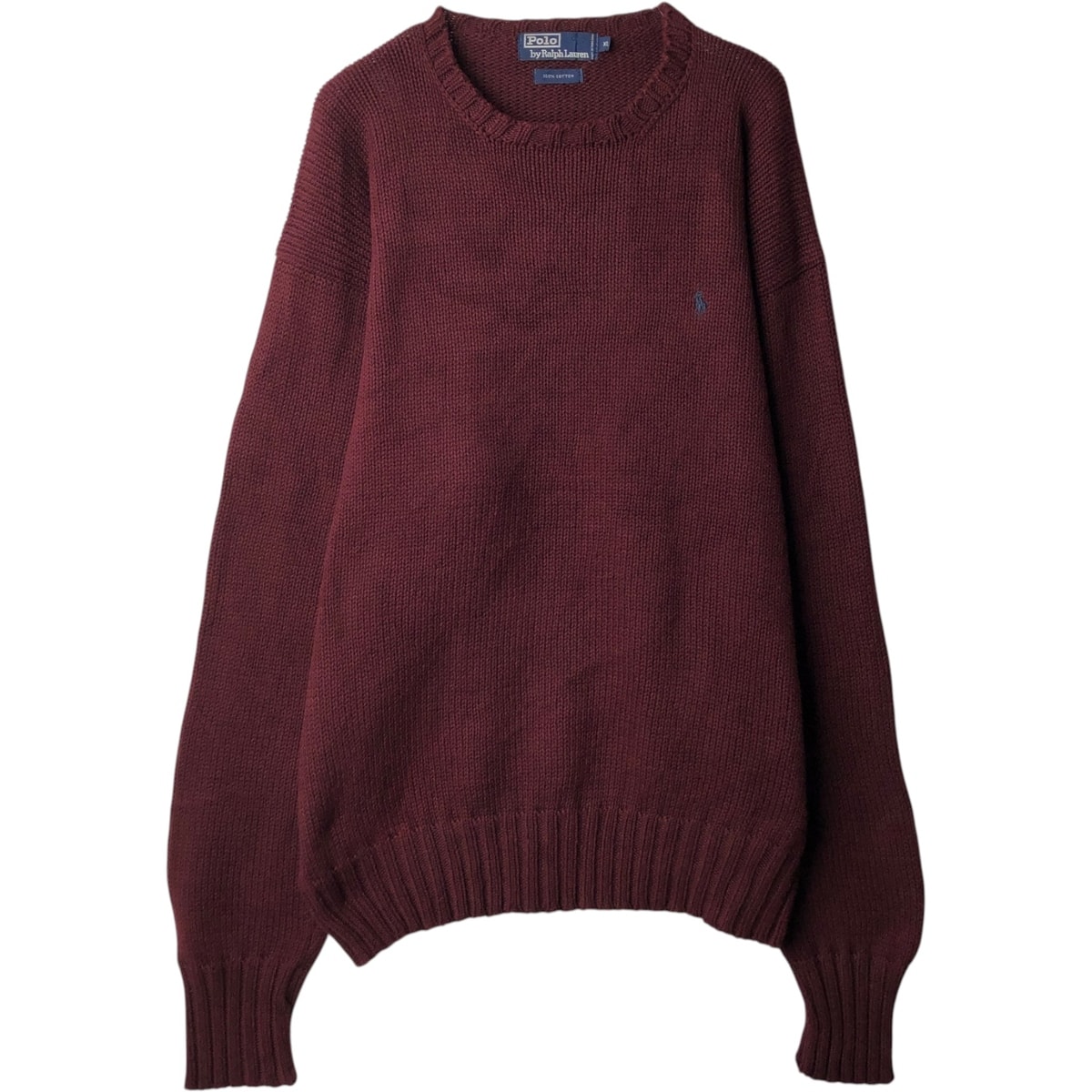 古着 ラルフローレン Ralph Lauren POLO by Ralph Lauren コットンニットセーター メンズXL相当/eaa637280