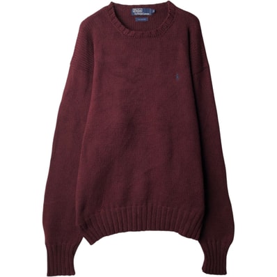 古着 ラルフローレン Ralph Lauren POLO by Ralph Lauren コットンニットセーター メンズXL相当/eaa637280