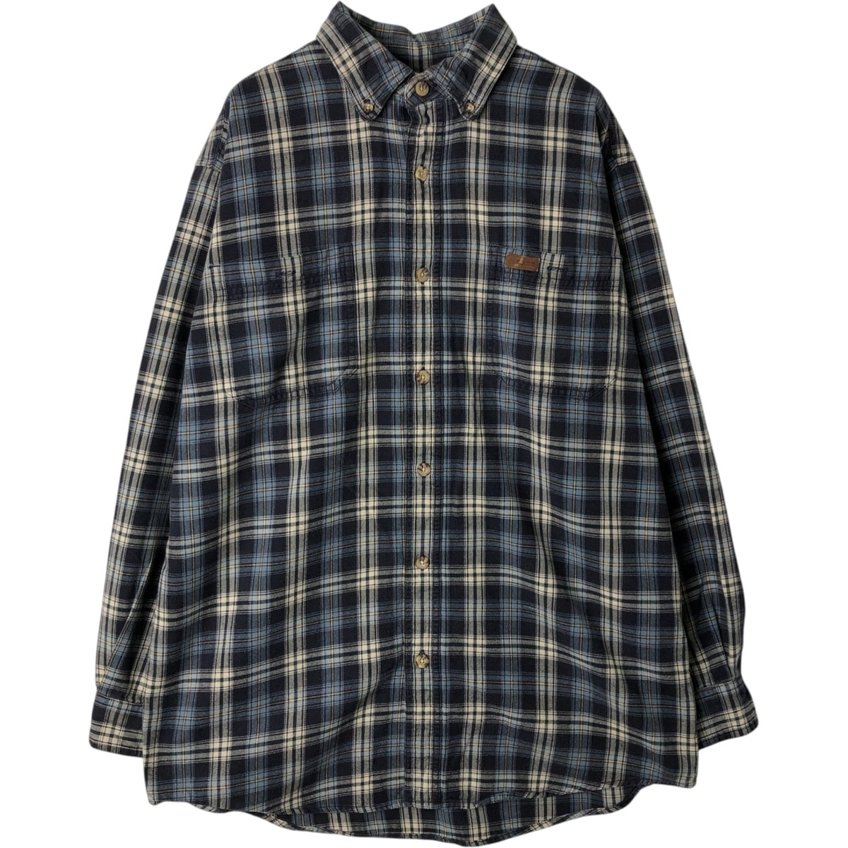 古着 カーハート Carhartt 長袖 ボタンダウン フランネルチェックシャツ メンズM相当/eaa477865