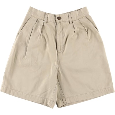 古着 90年代 ギャップ GAP オールドギャップ CLASSIC FIT ツータック チノショーツ ショートパンツ レディースL(w28)相当 ヴィンテージ/eaa580636