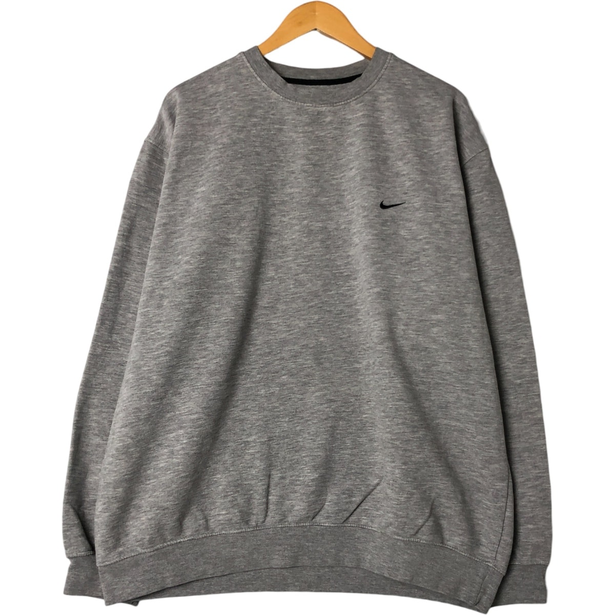 古着 00年代 ナイキ NIKE ワンポイントロゴスウェットシャツ トレーナー メンズXXL相当/eaa550752