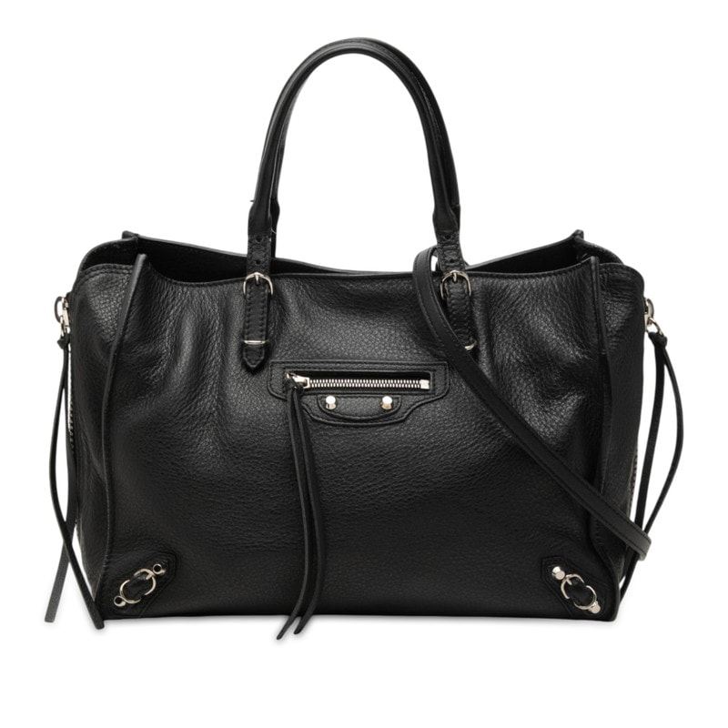 BALENCIAGA Handbag Lambskin "Black"