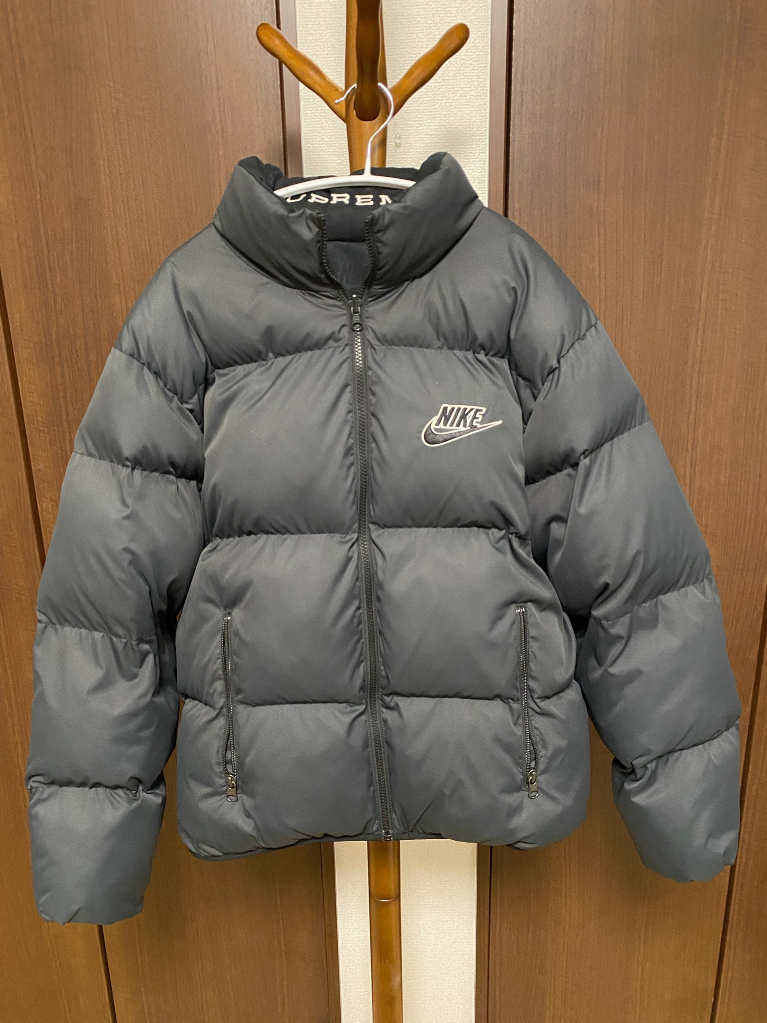 Supreme x Nike Reversible Puffy Jacket "Black"