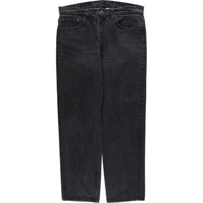 古着 90年代 リーバイス Levi's 505-0260 REGULAR FIT STRAIGHT LEG ブラックデニム テーパードデニムパンツ USA製 メンズw36相当 ヴィンテージ/eaa634291