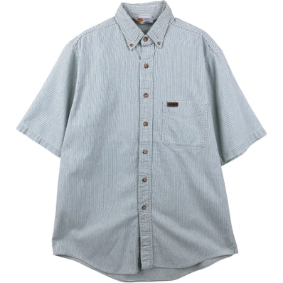古着 カーハート Carhartt ストライプ柄 半袖 ワークシャツ メンズM相当/eaa674585