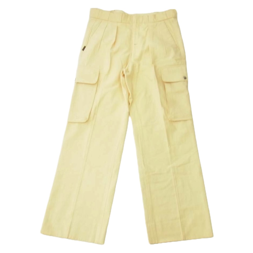 POLO RALPH LAUREN 폴로 랄프로렌 팬츠 80's 2 턱 스트레이트 카고 슬랙스 팬츠 베이지 사이즈 미상 [중고]