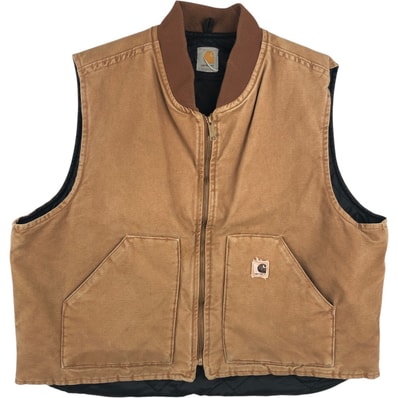 古着 カーハート Carhartt クラシックベスト ダックベスト メンズXXL相当/evb033538