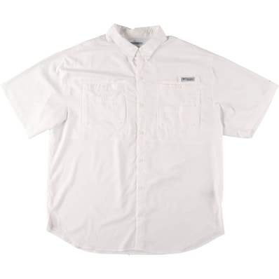 古着 コロンビア Columbia PFG OMNI-SHADE ボタンダウン 半袖 フィッシングシャツ メンズXL相当/eaa555832