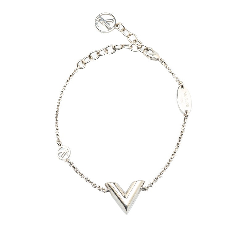 Louis Vuitton Essential V Supple Bracelet "Silver"