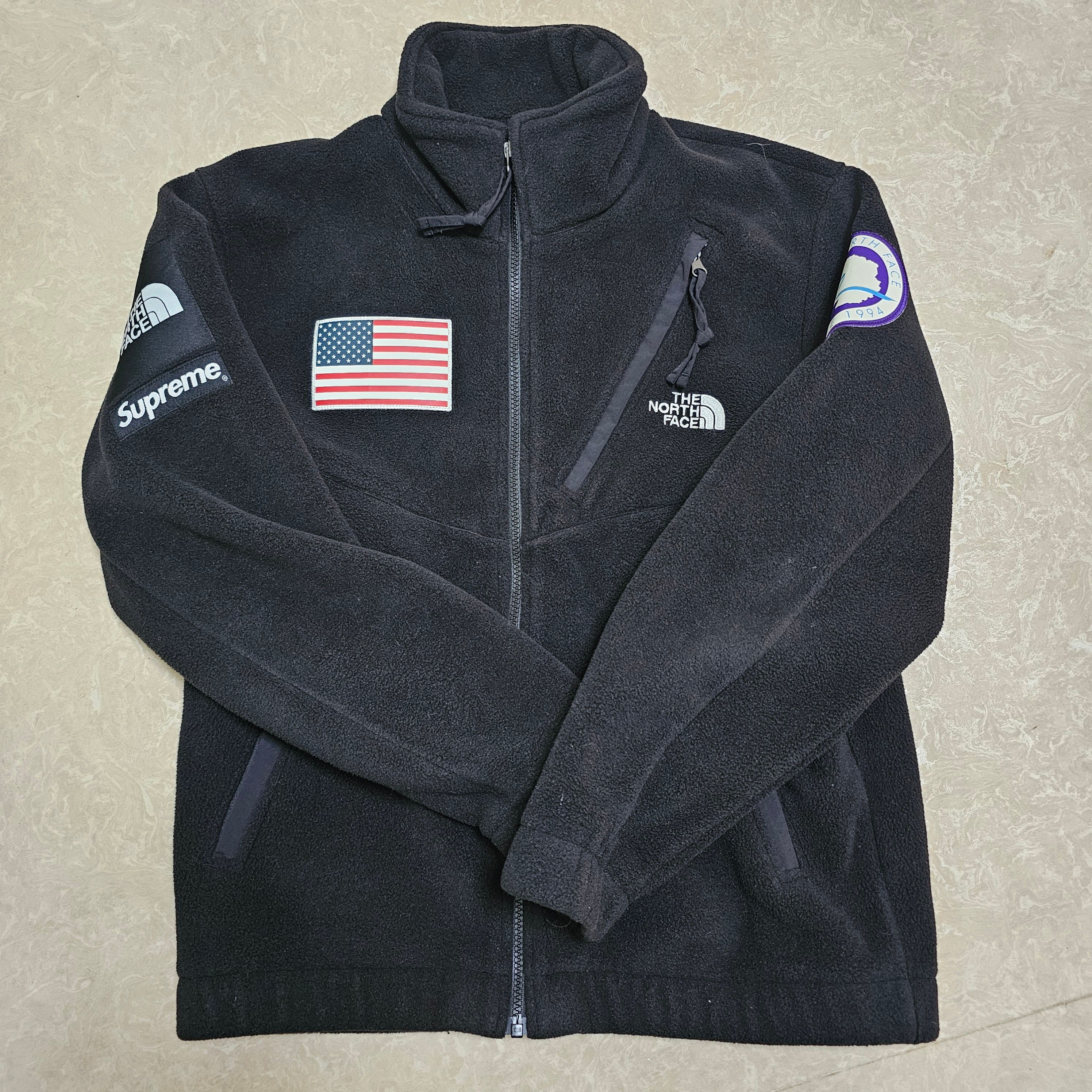 Supreme x The North Face Polartec Fleece Jacket "Black"