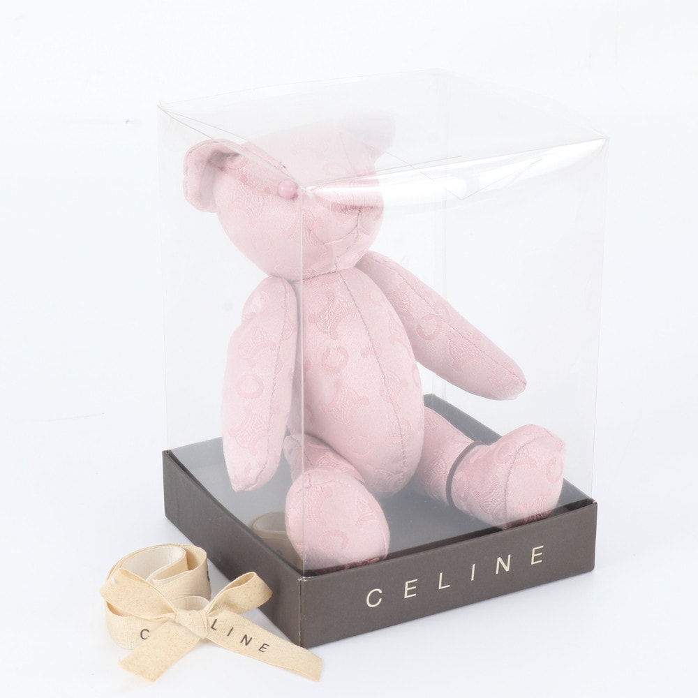 ■美品 セリーヌ Cマカダムテディベア くま ぬいぐるみ