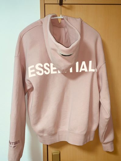 FEAR OF GOD ESSENTIALS 3M Logo Pullover Hoodie "Pink"