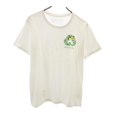 patagonia パタゴニア アウトドア 半袖 Tシャツ M ホワイト系
