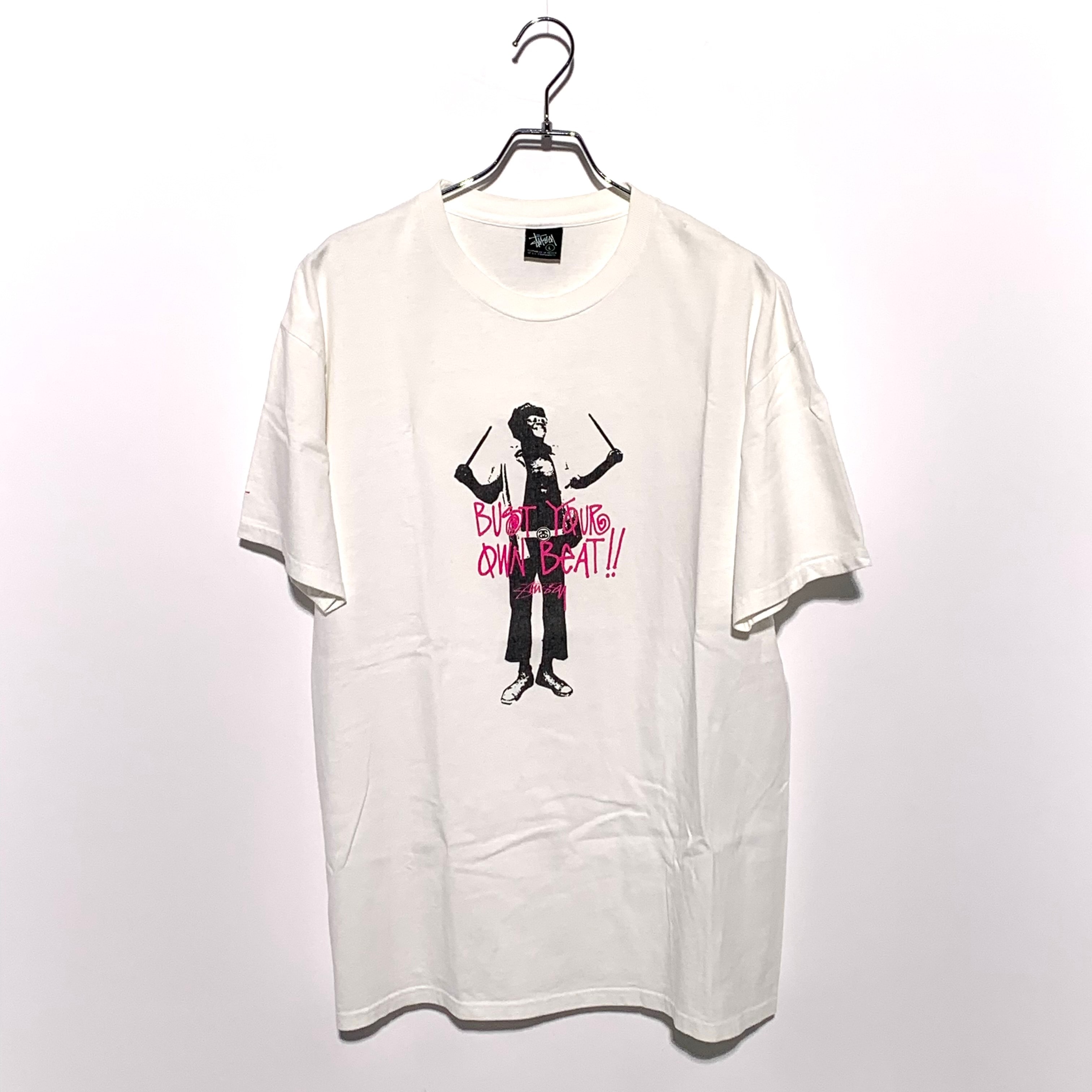 STUSSY BUST YOUR OWN BEST TEE White limited san Francisco