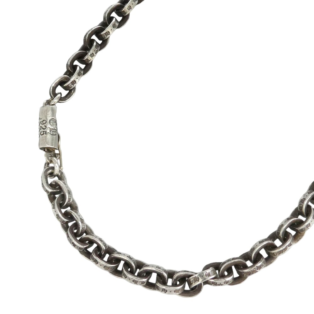 CHROME HEARTS クロムハーツ(原本無) PAPER CHAIN 18inch ペーパーチェーン 18インチ ネックレス シルバー系【中古】