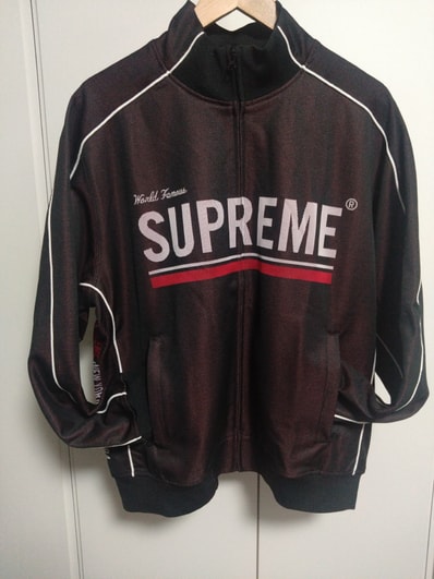 Supreme World Famous Jacquard Track Jacket "Black"