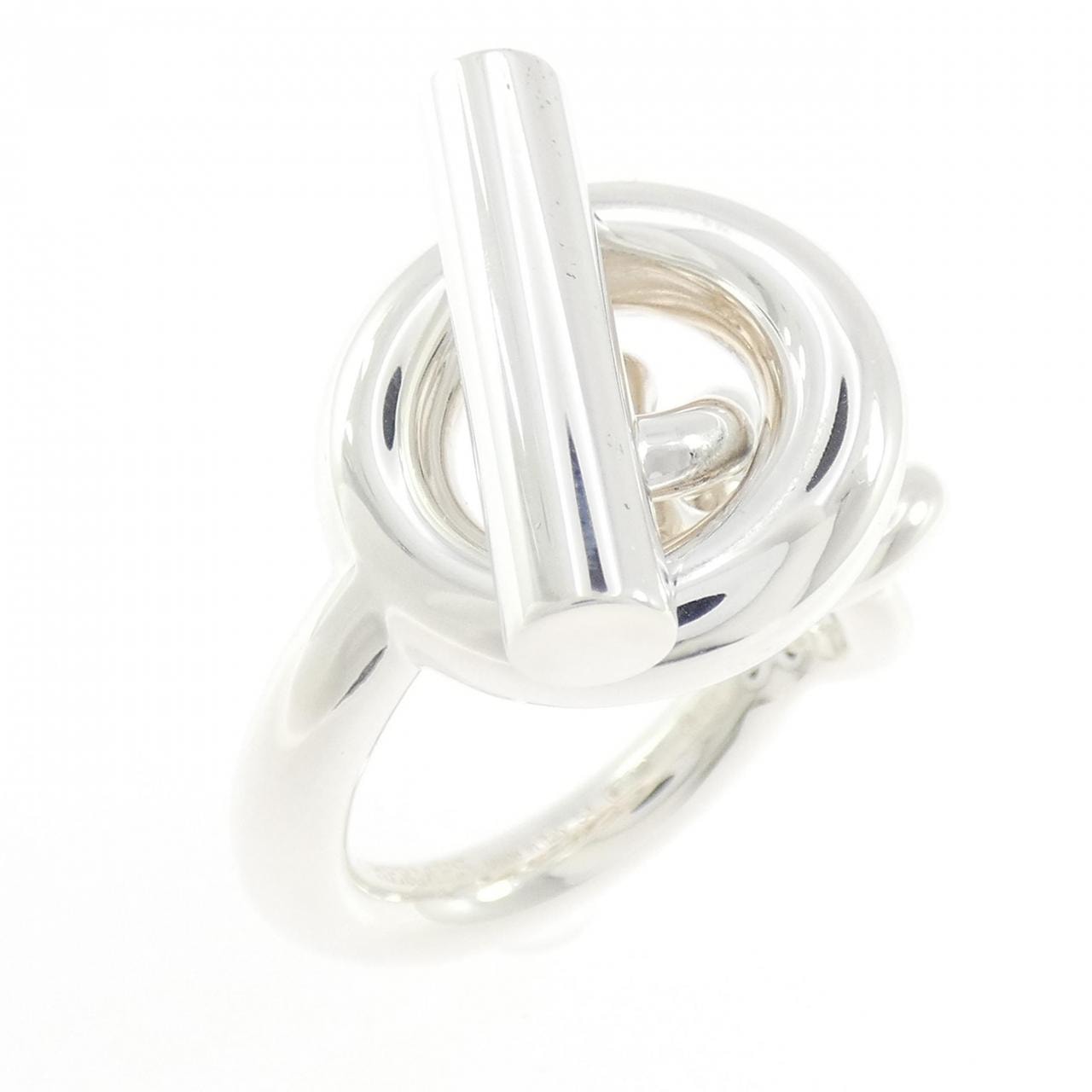 Hermes Croisette Ring GM Large Model "Silver"