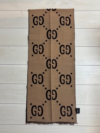 GUCCI Sciarpa 'freedom' "Brown"