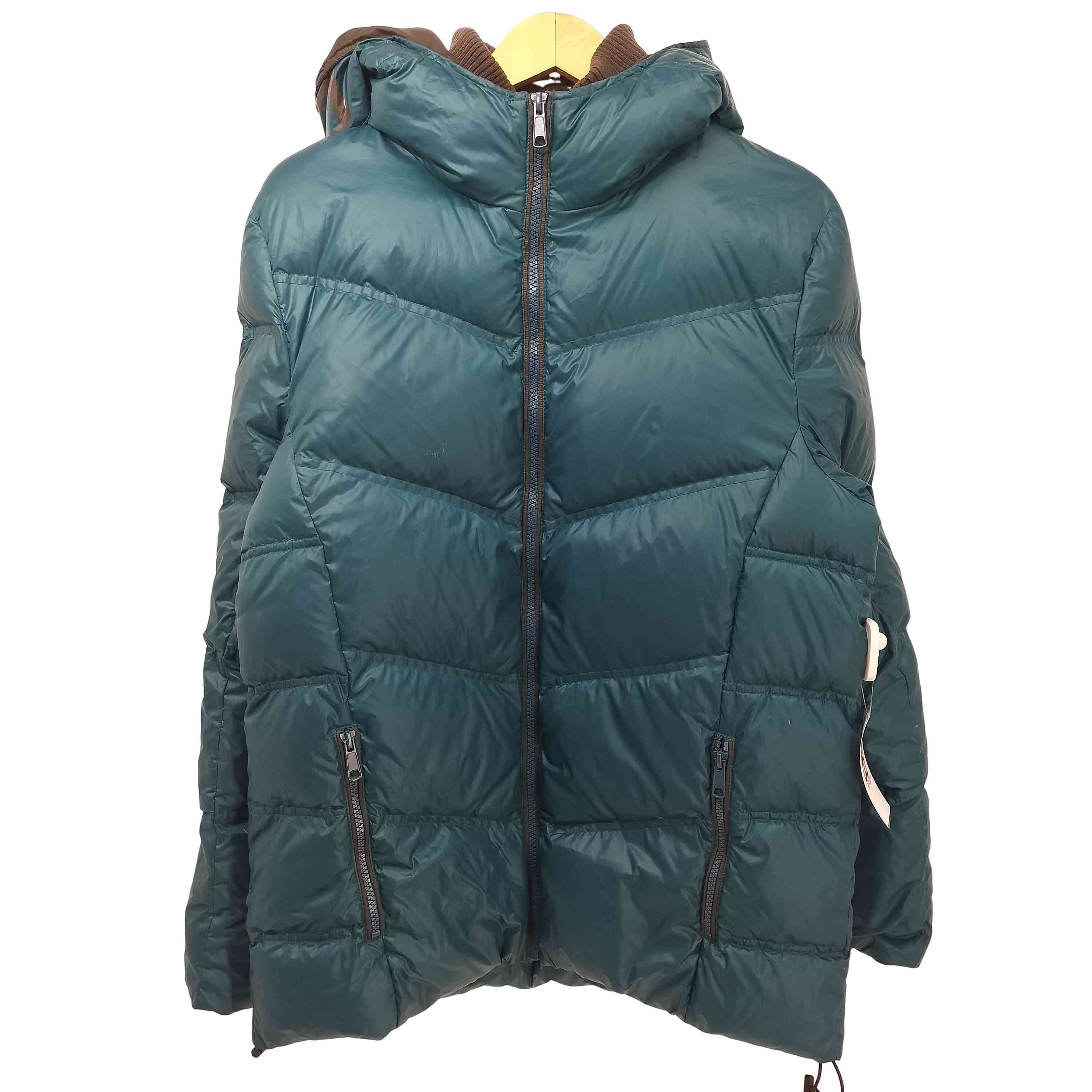 裾ドローコード フーデッドダウンジャケット【1140115564970】