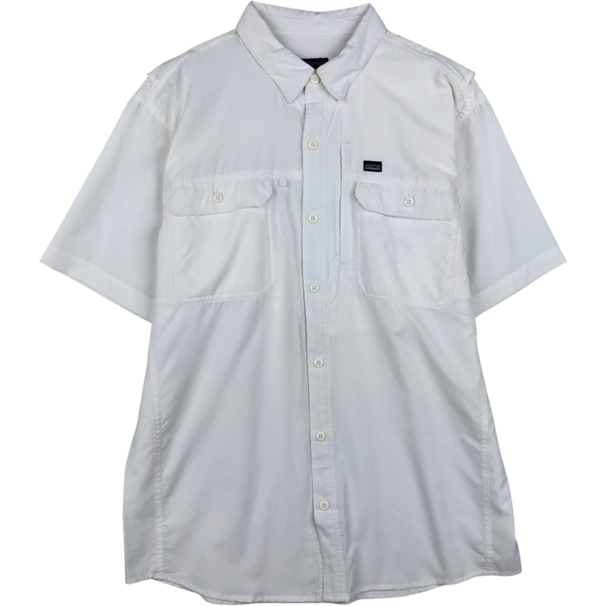 古着 00年代 パタゴニア Patagonia Short-Sleeved Sol Patrol Shirt 54231S0 半袖 ポリシャツ ボックスシャツ メンズM相当/eaa644922