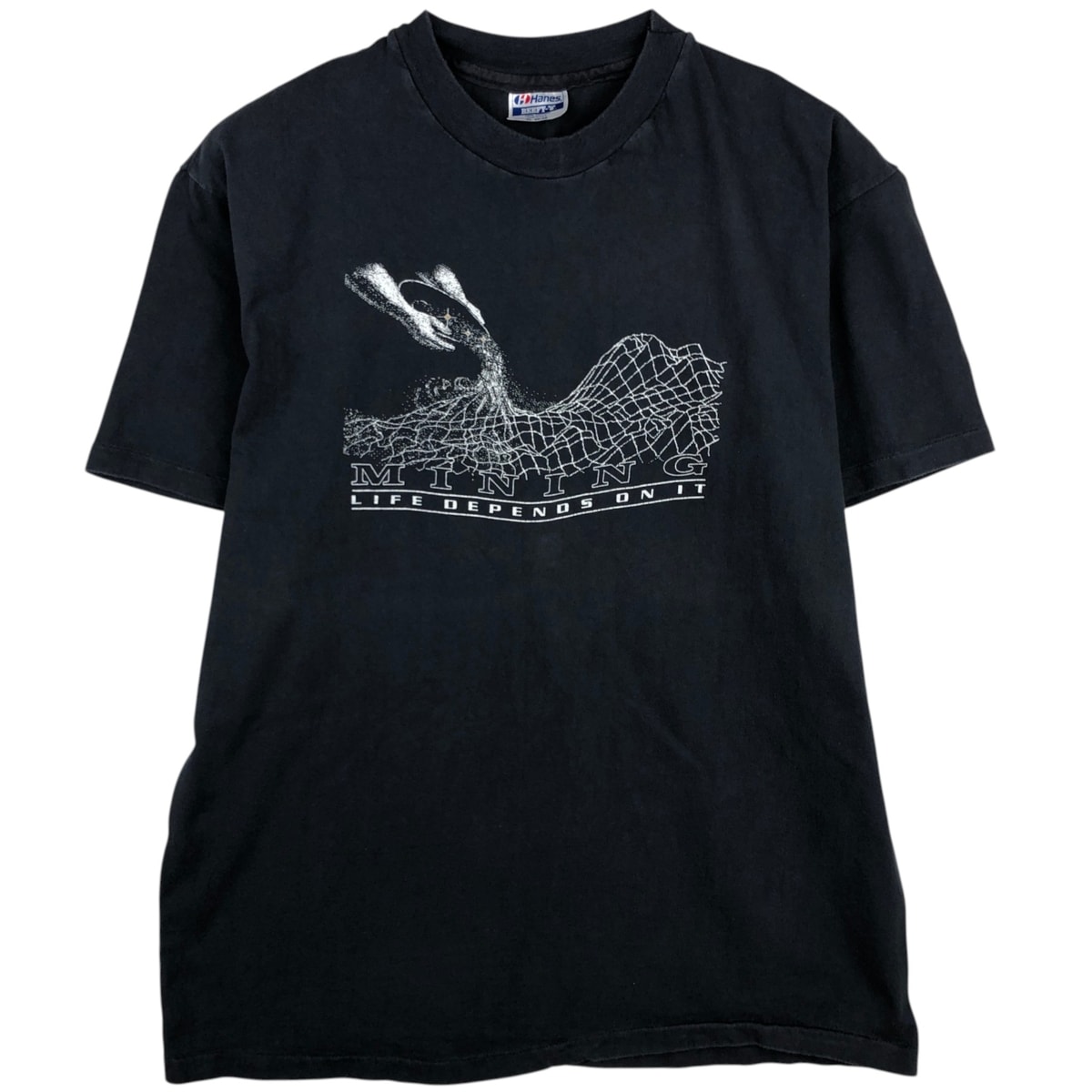 古着 90年代 ヘインズ Hanes BEEFY-T プリントTシャツ USA製 メンズXL相当 ヴィンテージ/eaa626341