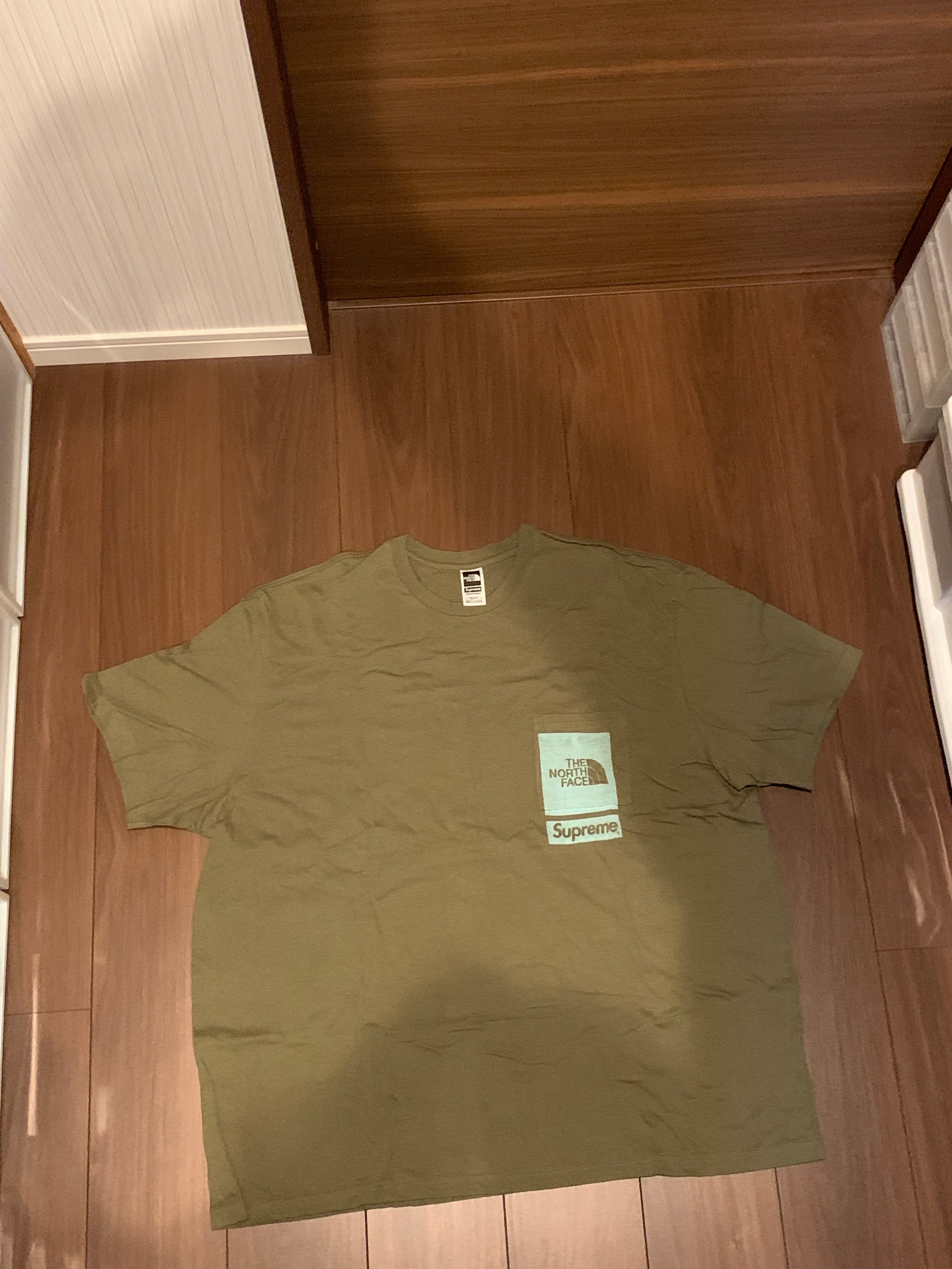 Supreme x The North Face Printed Pocket Tee "Olive"