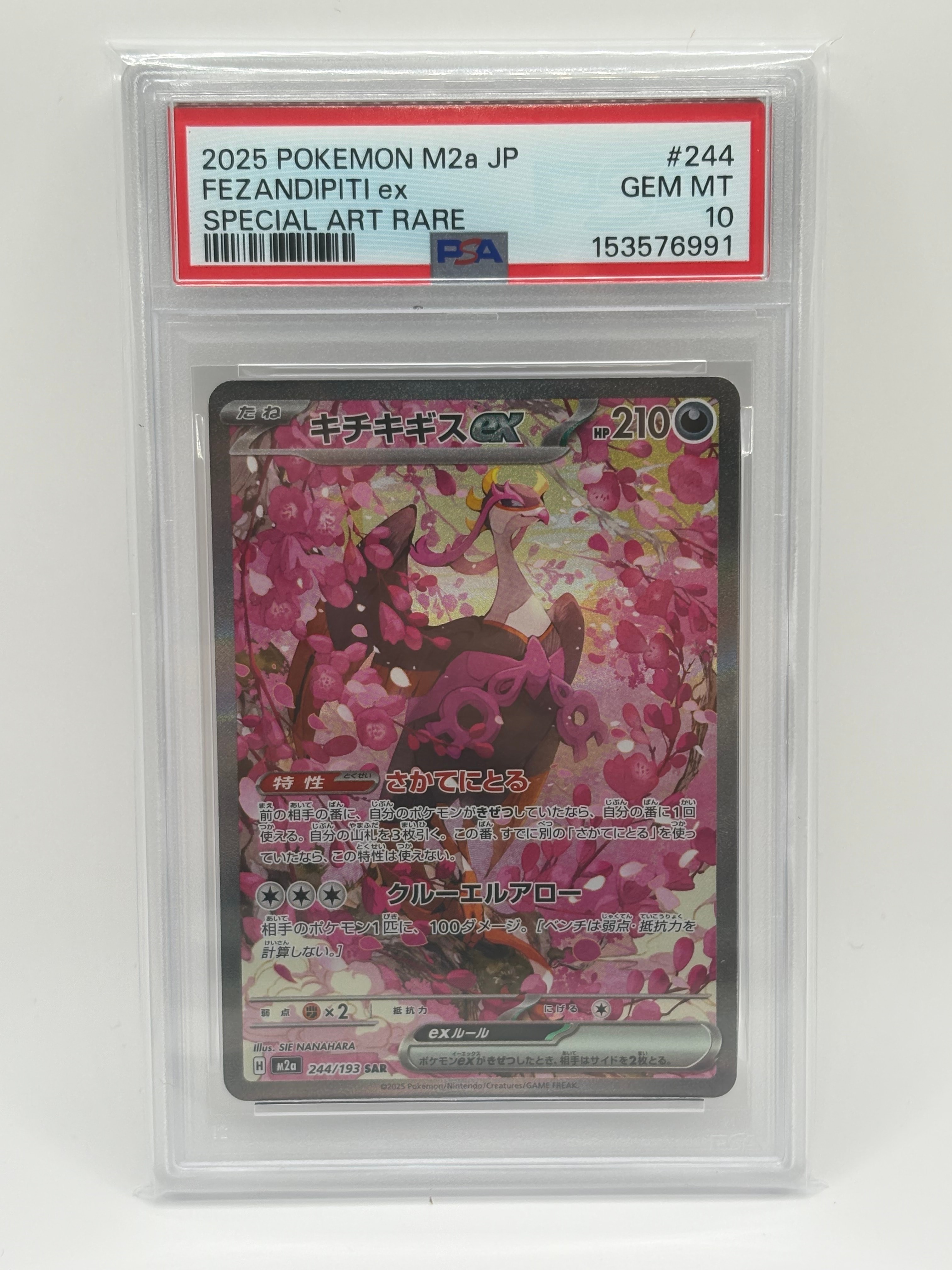 PSA10】キチキギスex SAR [M2a 244/193](ハイクラスパック「MEGA