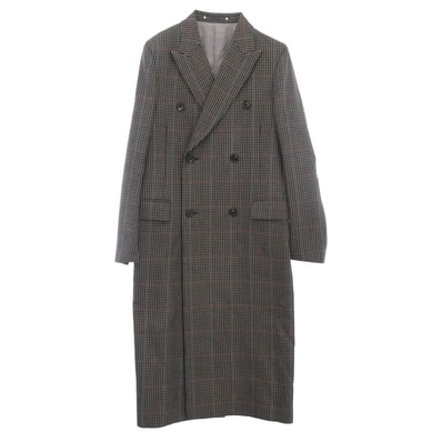Paul Smith ポール・スミス コート 25AW PW2176_253121224P クラシックチェック ダブルチェスターコート コート ブラウン系 XL【極上美品】【中古】