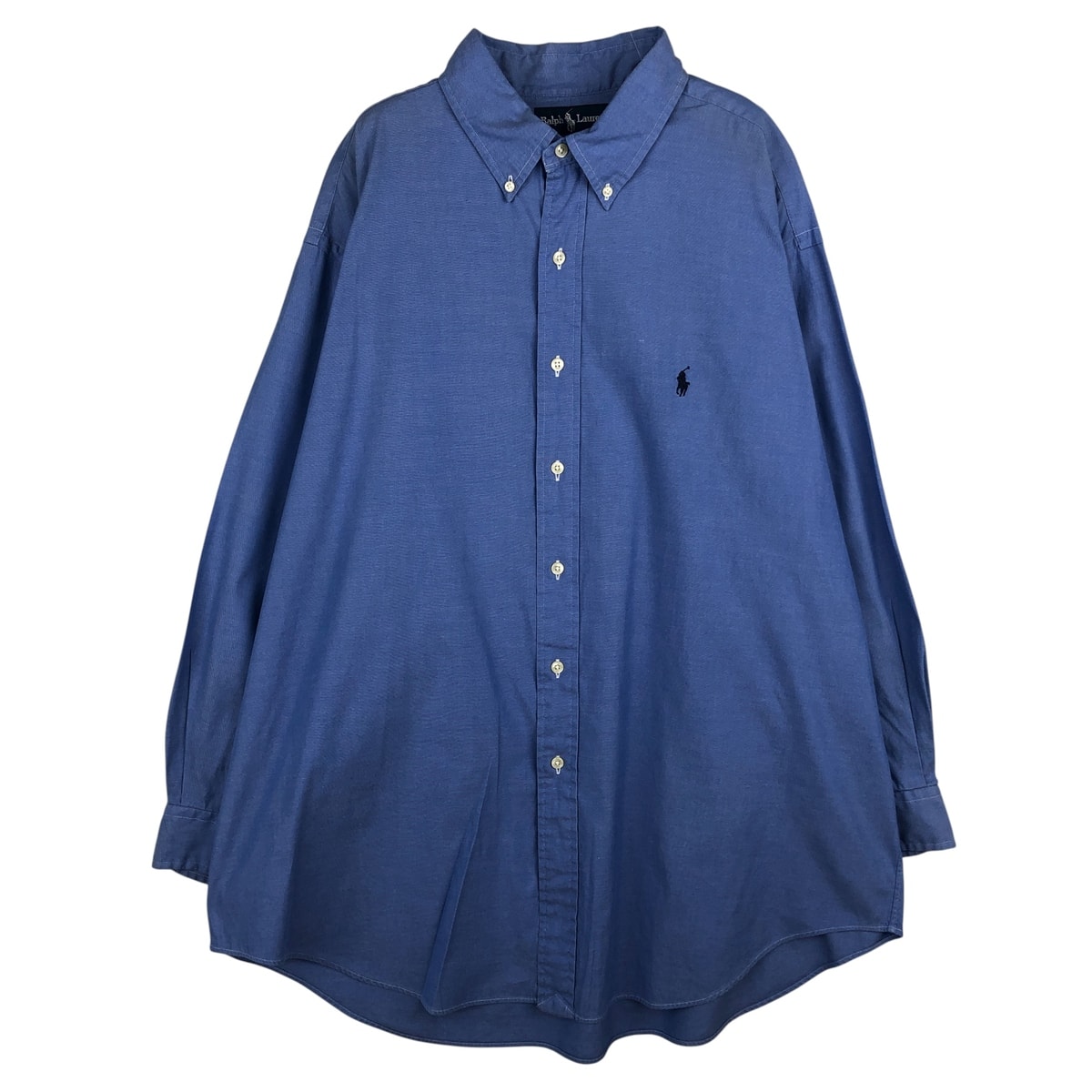 古着 ラルフローレン Ralph Lauren YARMOUTH 長袖 ボタンダウンシャツ メンズXL相当/eaa610119