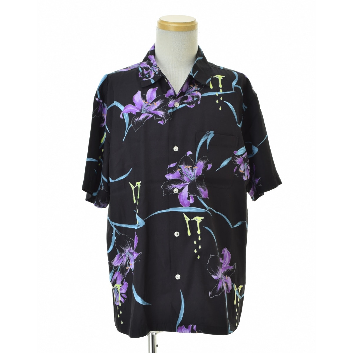 Supreme AOI Lilies S/S Shirt "Black"