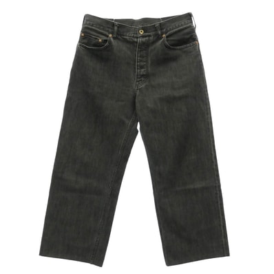 schott ショット 782-4211003 LOT.125 BLACK DENIM ブラック デニム パンツ W34 ブラック系 34【中古】