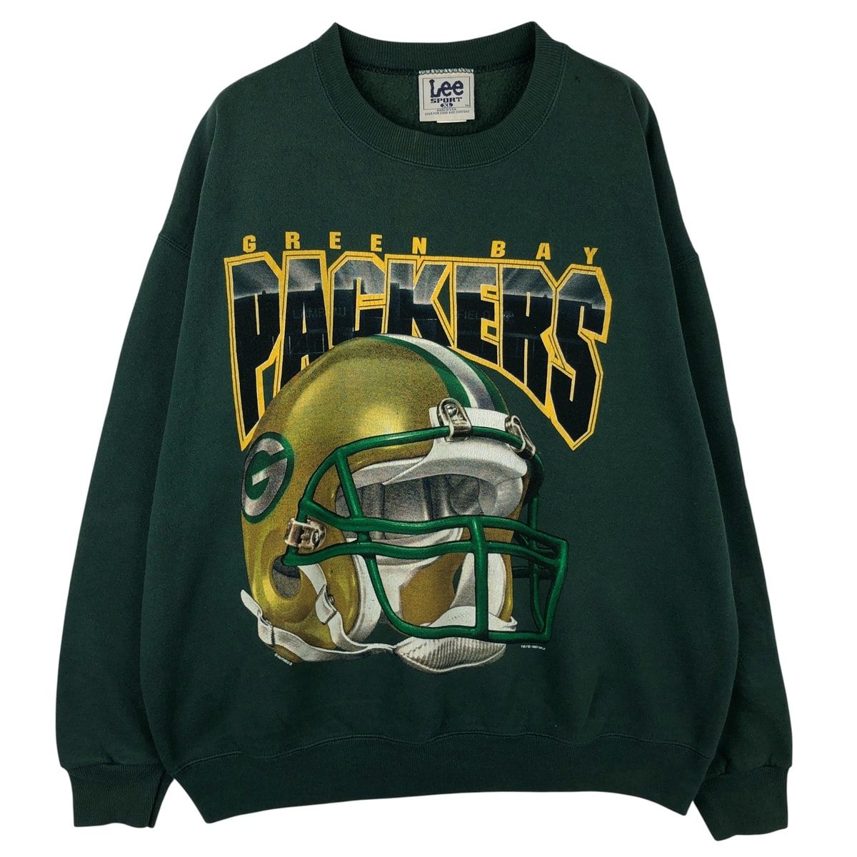 古着 90年代 リー Lee SPORT NFL GREENBAY PACKERS グリーンベイパッカーズ プリントスウェットシャツ トレーナー USA製 メンズXL相当 ヴィンテージ/eaa612208