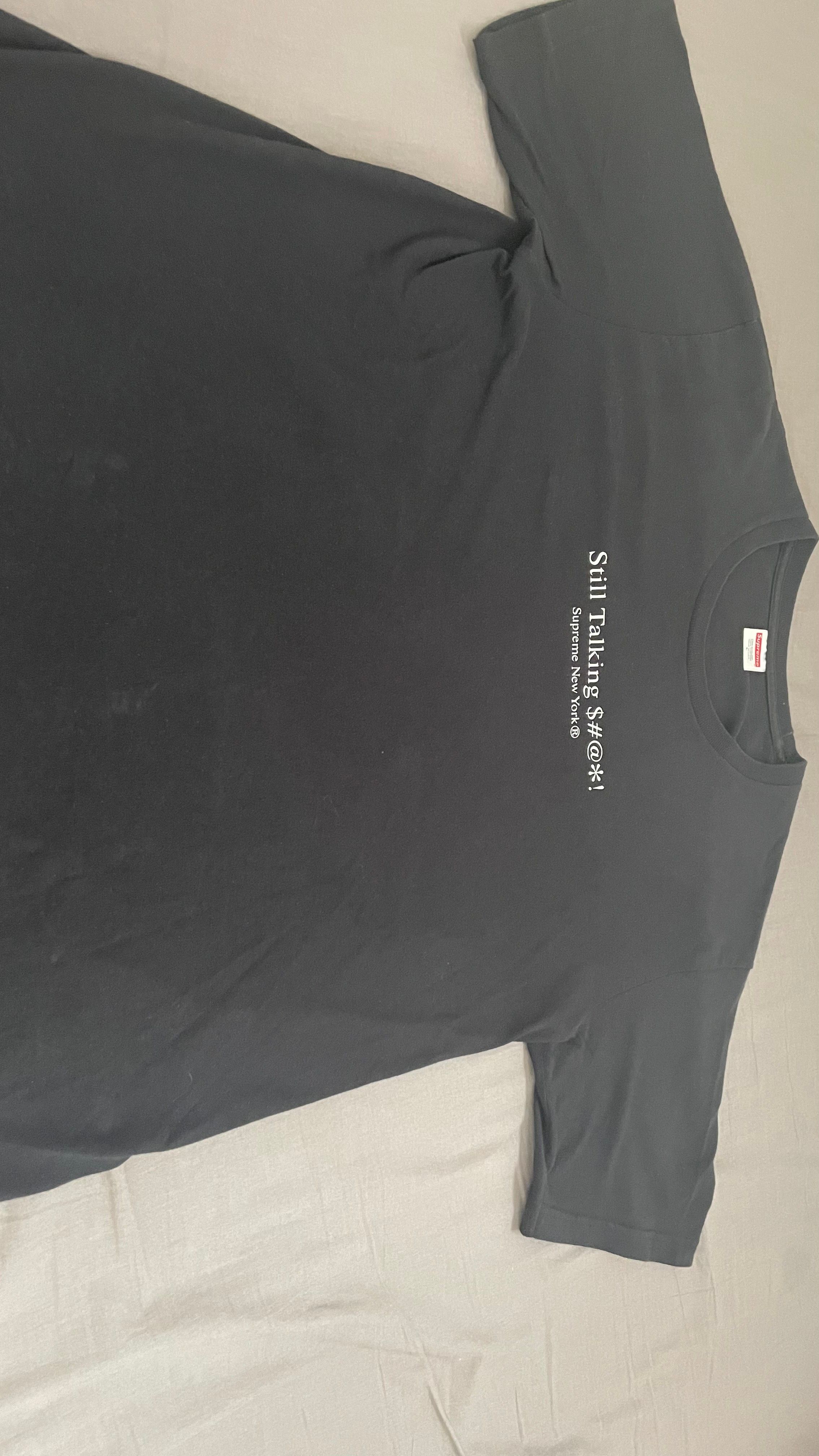 Supreme Still Talking Tee "Black"