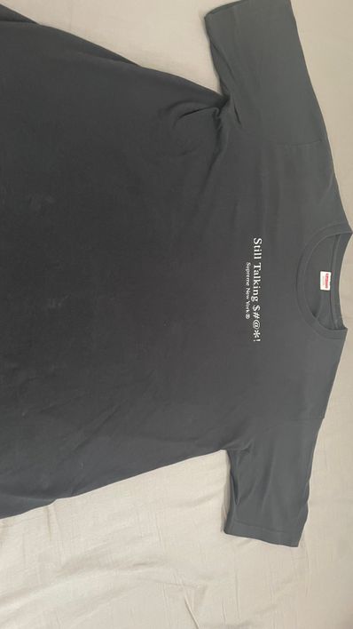 Supreme Still Talking Tee "Black"