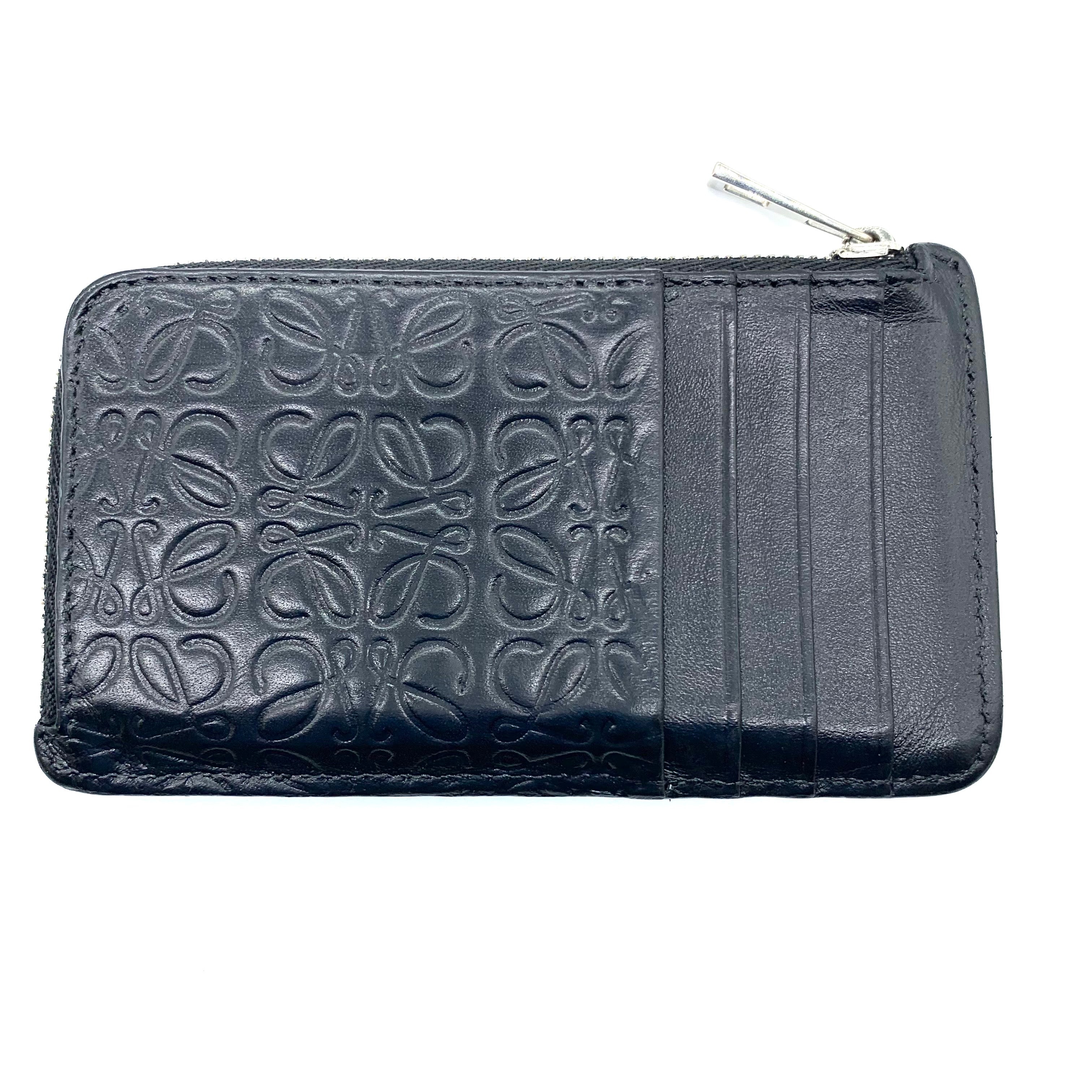 LOEWE アナグラム フラグメントケース カードケース コインケース Black
