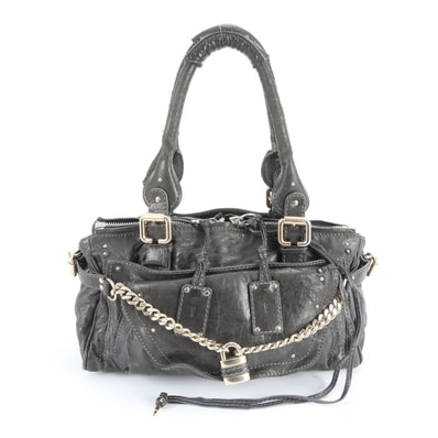 クロエパディントン チェーントート バッグ レザー