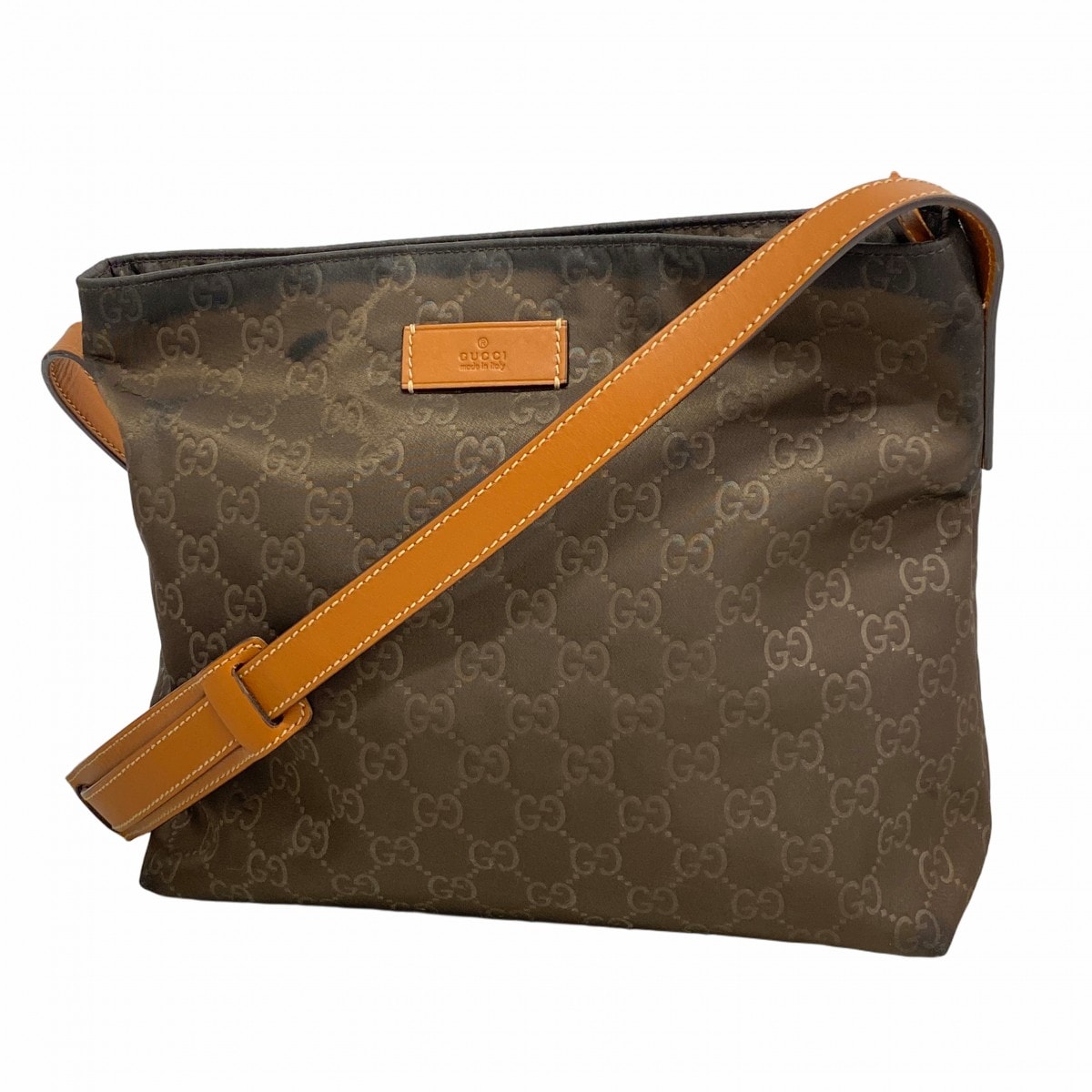GUCCIグッチショルダーバッグ　傷あり 中古・古着通販】GUCCI (グッチ) GGプラスシェリーラインショルダー