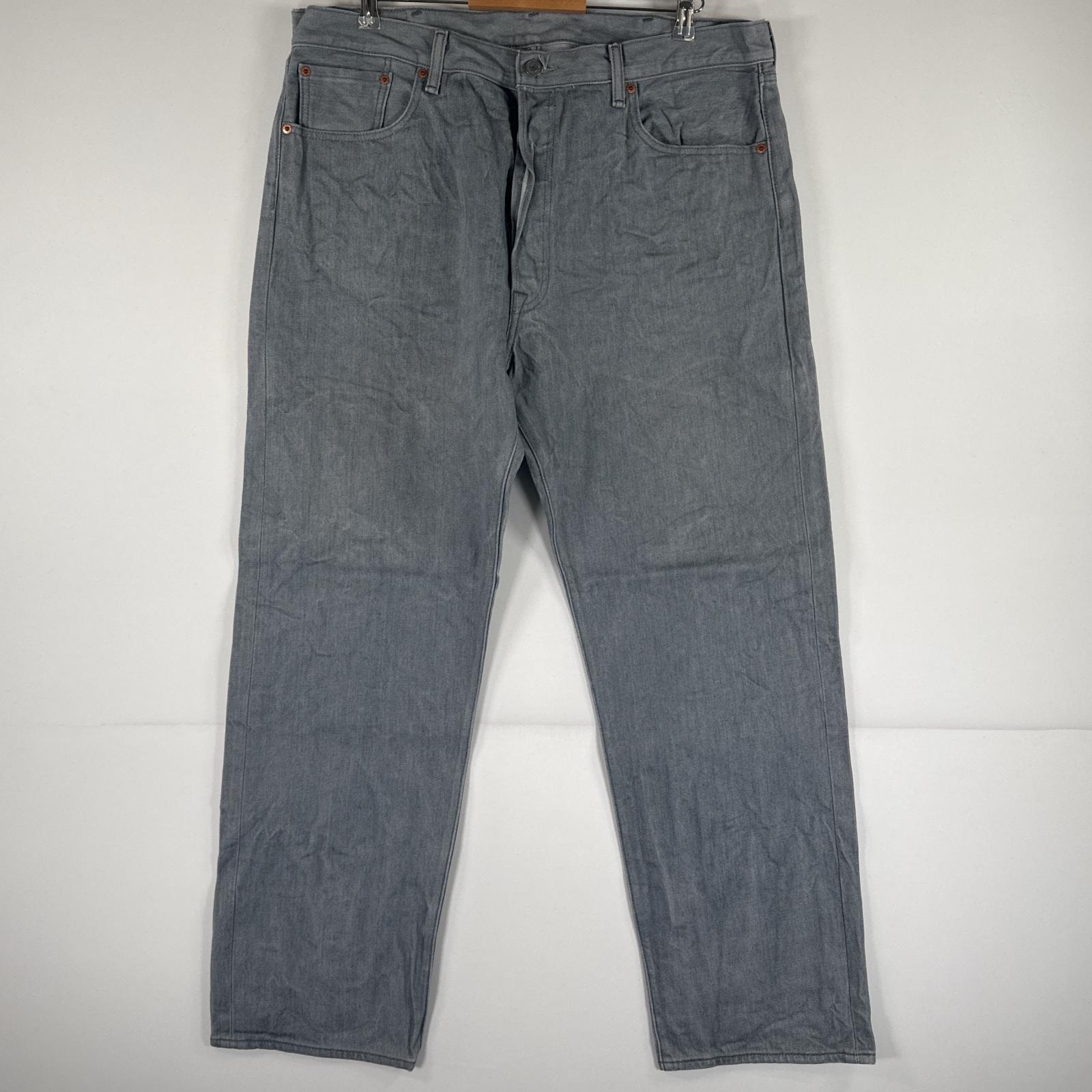 古着 リーバイス Levi's デニムパンツ 501 ジーパン ストレート 大きいサイズ ボタンフライ カラーパンツ ビッグ w40 L32  グレー メンズ