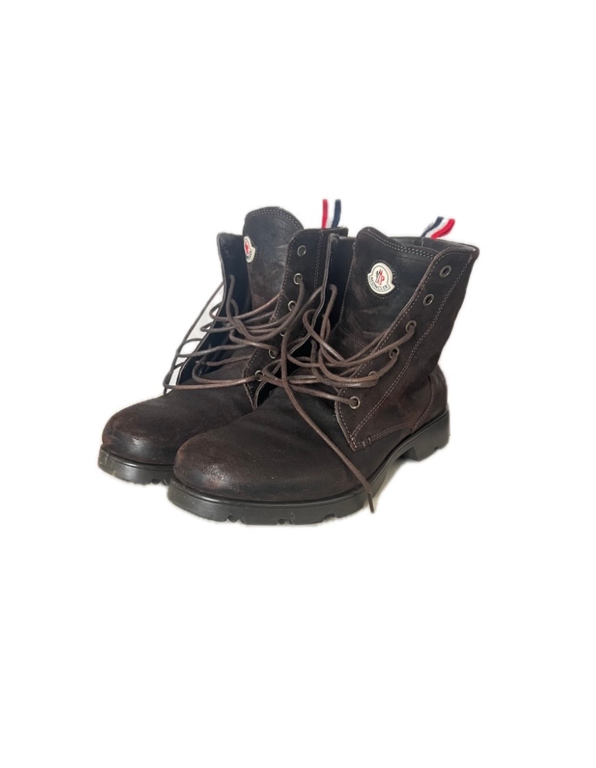 MONCLER/モンクレール/レザーブーツ41(26-26.5cm)】