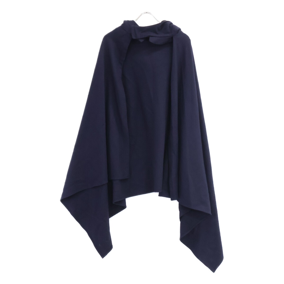 ヨウジヤマモトプリュスノアール NY-C33-113 ウール フーデッド ポンチョ/ケープコート 1