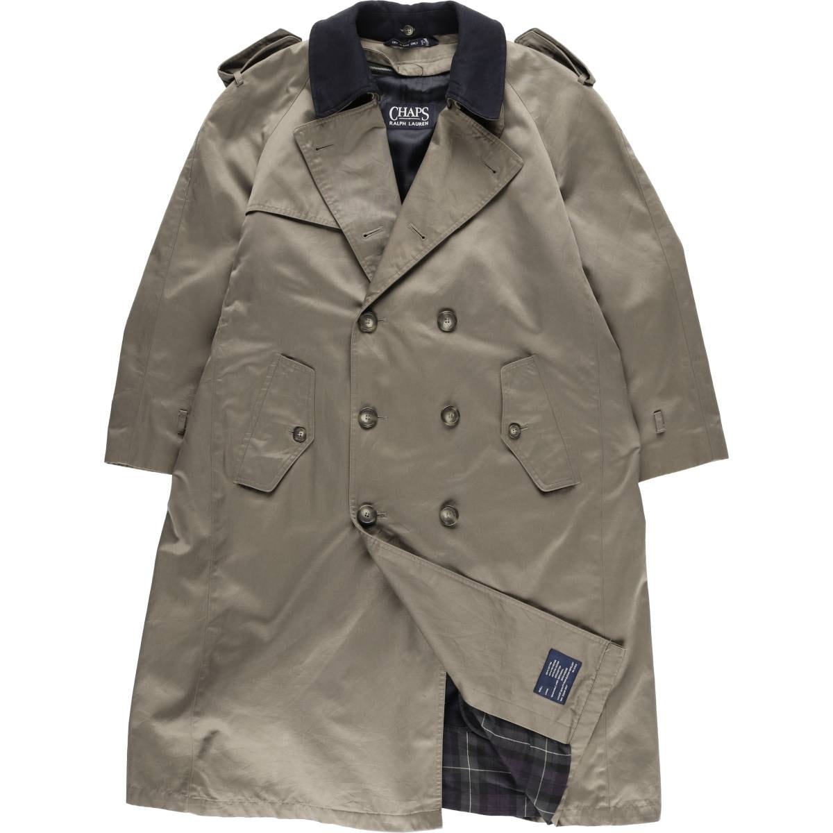 古着 ラルフローレン Ralph Lauren CHAPS チャップス トレンチコート レディースL相当/eaa598991